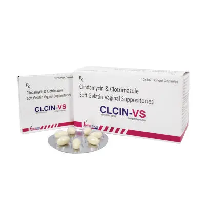 CLINDAMYCIN 100 MG & CLOTRIMAZOLE 200 VAGINAL SUPPOSITORIES (CLCIN-VS)